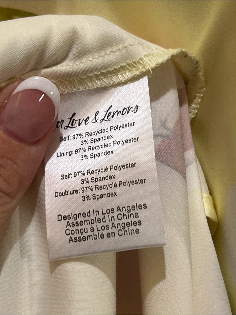 For Love & Lemons Ciao Print Slip Maxi Dress Size M NWT - Picture 6 of 8